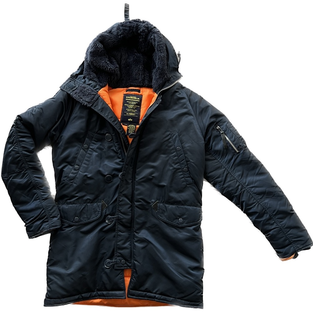Alpha Industries Navy Blue Parka